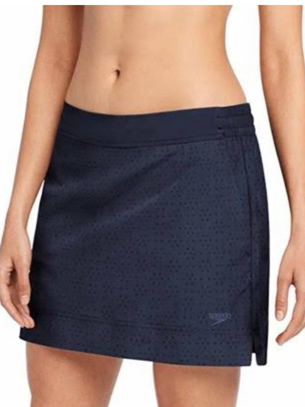 Speedo Navy Woven Eyelet Skort Skirt UPF 50+ Size XL